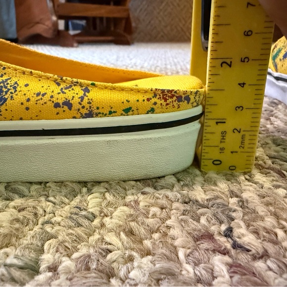 Vans Size 8.5 Men / 10 Women Classic Slip on Mule ‘Overspray - Freesia” Like New - Picture 13 of 13